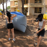 archery tag dans un parc