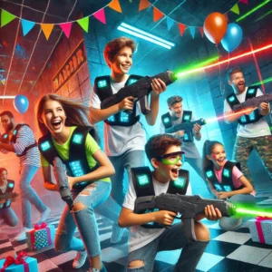 anniversaire laser game